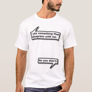 Essen unterscheidet sich von meinem Spaß mit lusti T-Shirt