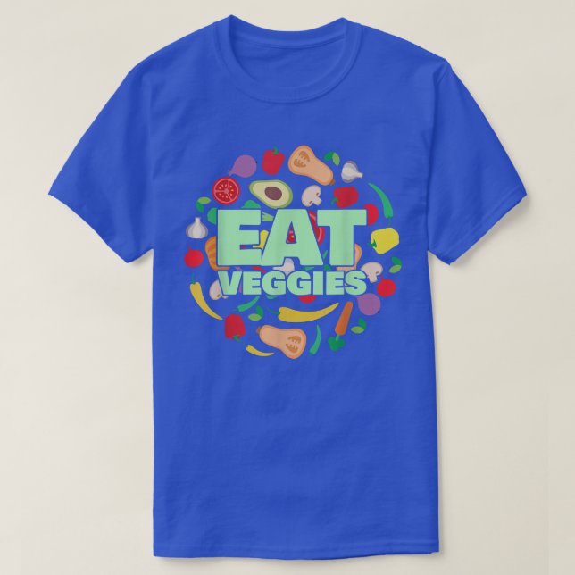 Essen Veggies Vegans Veganismus Vegetarier 474 T-Shirt (Design vorne)