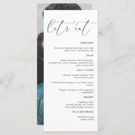 Essen wir moderne Minimalistische Hochzeitsabendme