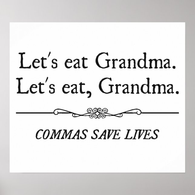 Essen wir Oma Commas Rett Lives Poster (Vorne)