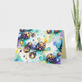 Essence of Blueberry Note Card Dankeskarte