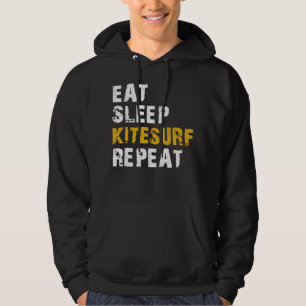 Essenschlafkitesurf wiederholen hoodie