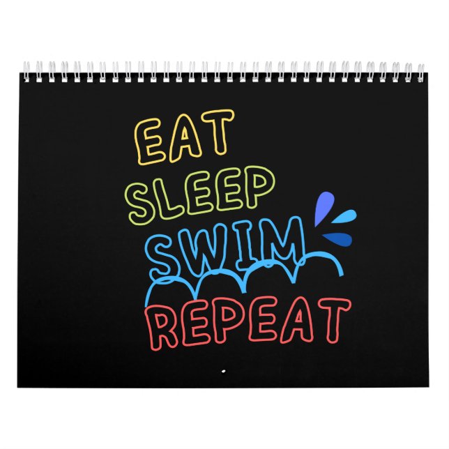 Essenschlafschwimmen wiederholen Kalender (Titelbild)