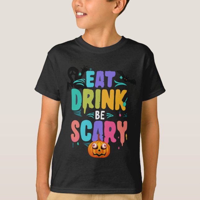 Essensgetränke Beängstigend sein T-Shirt (Vorderseite)