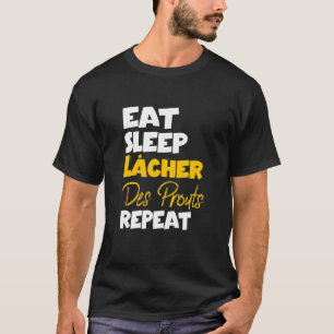 Essensschlaf Wiederholungs-Auslösekappen - Lehrer T-Shirt
