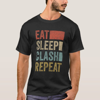 Essensschläfte Wiederholung des Vintagen Gaming Cl T-Shirt