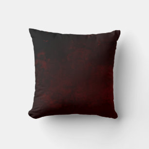 Essential Deep Dark Burgundy Motected Urban Grunge Kissen