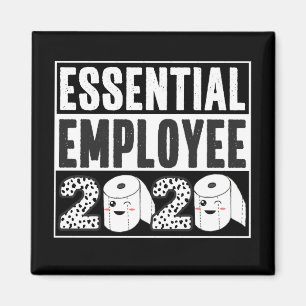 Essential Employee 2020 Quarantine-Bewertung Magnet