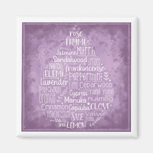 Essential Oil Drop Magnet (Devant)