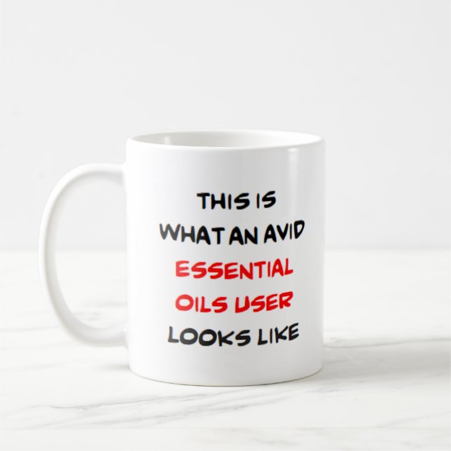 essential oils user, avid kaffeetasse (Links)