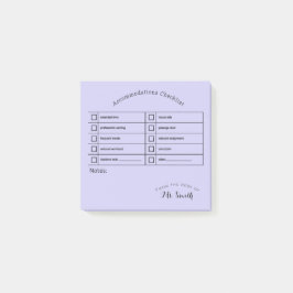 Essential SpEd Tool: Accommodations Checkliste Post-it Klebezettel