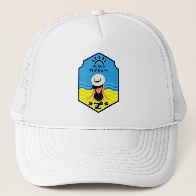 Essential Summer Beach Truckerkappe (Vorderseite)