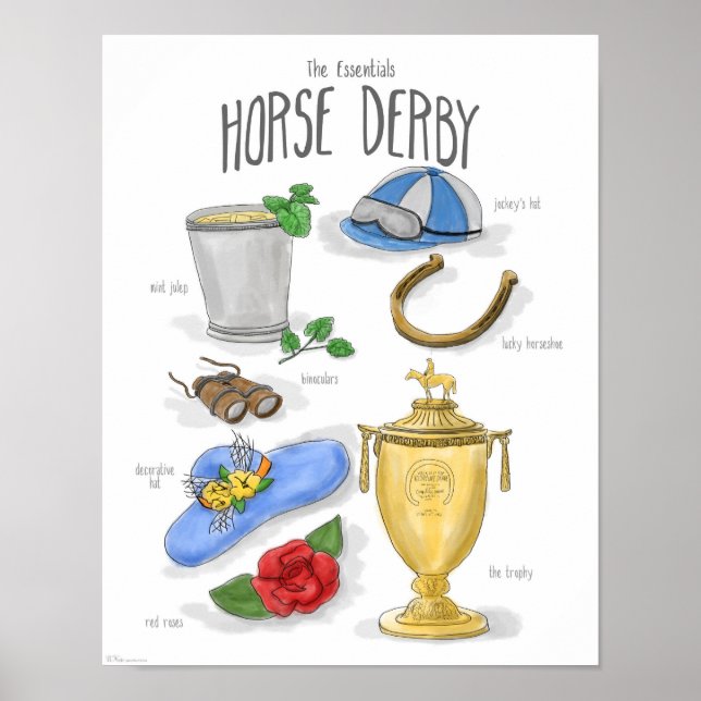 Essentials: Horse Derby Poster (Vorne)