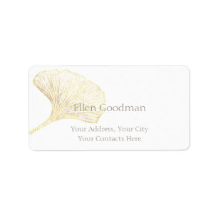 Essentiel Ginkgo Biloba Étiquette feuille