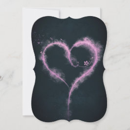 Essenz der Liebe: Blumenherz in Lila Höhen