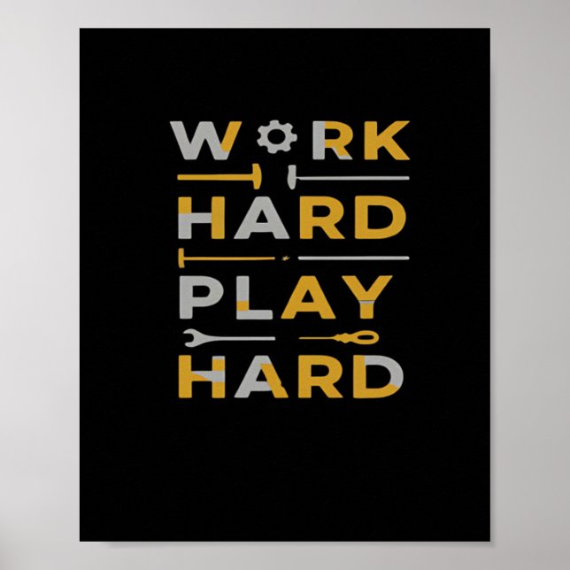 Essenziell für die Arbeit mit Hard Tools Edition Poster (Vorne)