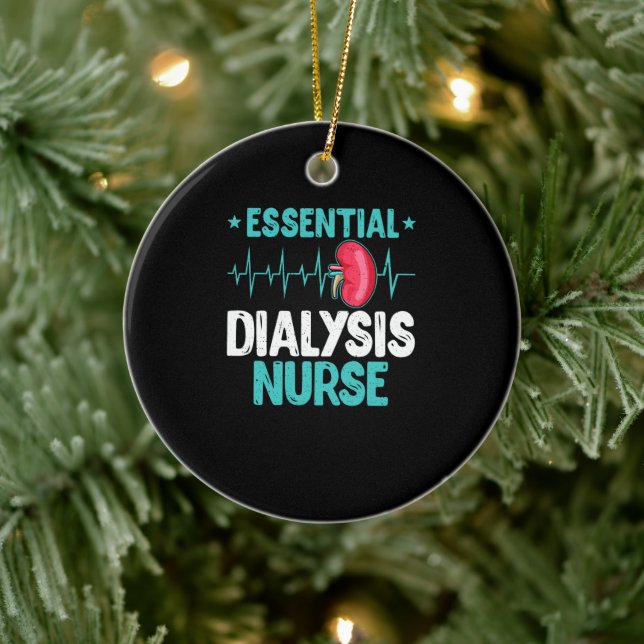 Essenzielle Dialyse Nurinsulin Pflege Funny Keramik Ornament (Baum)