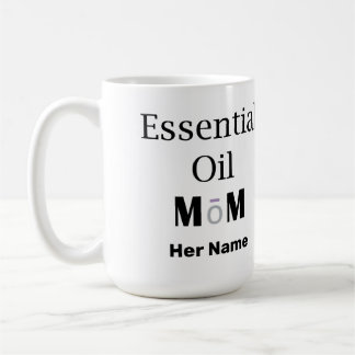 Essenzielle Öl-Mama mit ihrem Namen Kaffeetasse