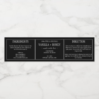 Essenzielle Ölbezeichnung