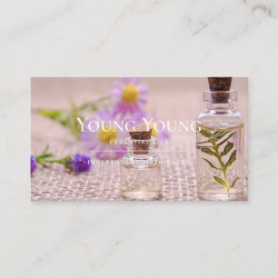 Essenzielle Öle Aromatherapie Visitenkarte