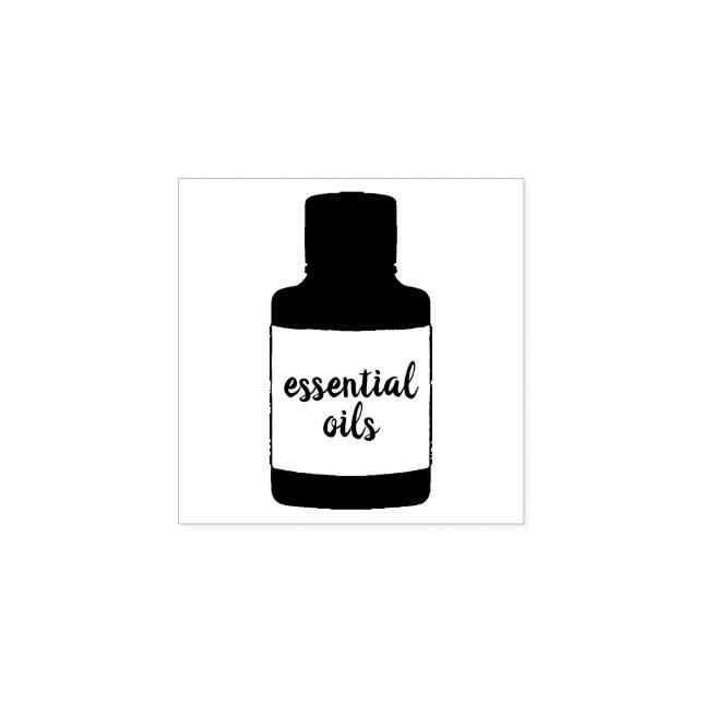 Essenzielle Öle Kosmetische Flasche mit individuel Gummistempel (Prägung)