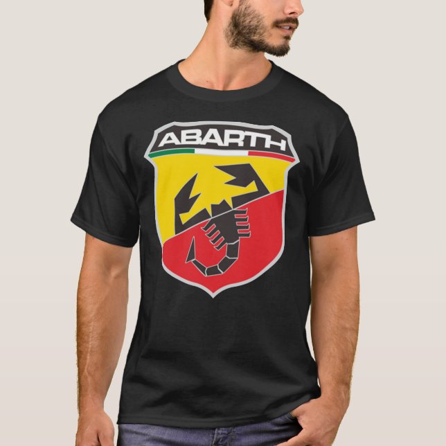 Essenzieller T - Shirt für Werbeartikel mit abarth (Vorderseite)