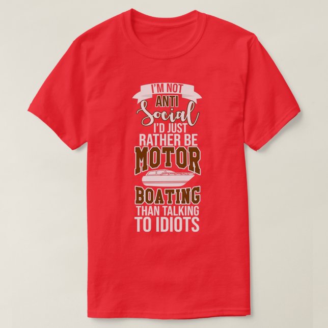 Essenzielles TShirt für Motorboote (Design vorne)