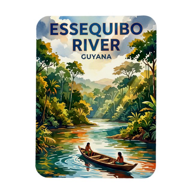 Essequibo-Fluss Guyana Magnet (Vertikal)