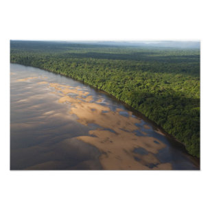 Essequibo-Fluss, längster Fluss in Guyana, und 3 Fotodruck