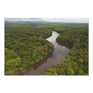 Essequibo-Fluss, längster Fluss in Guyana, und 5 Fotodruck
