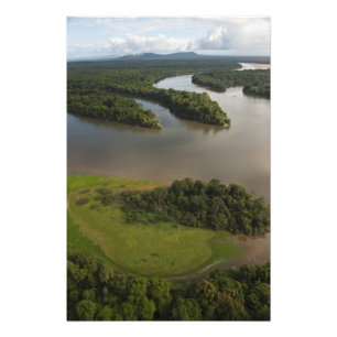 Essequibo-Fluss, längster Fluss in Guyana und Fotodruck