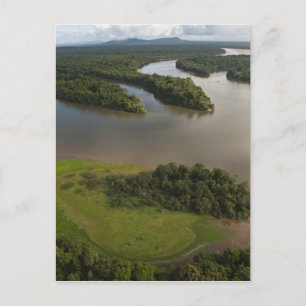 Essequibo-Fluss, längster Fluss in Guyana und Postkarte