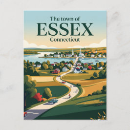 Essex Connecticut Postkarte