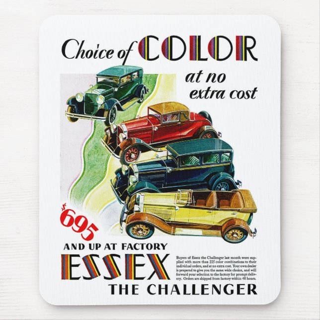 Essex das Herausforderer-Automobil Mousepad (Vorne)