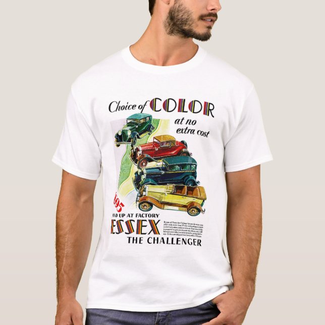 Essex das Herausforderer-Automobil T-Shirt (Vorderseite)
