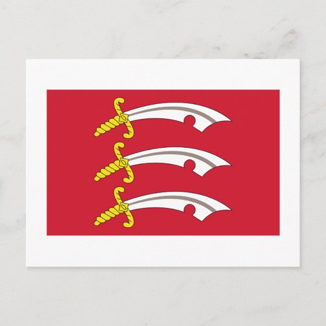 Essex Flag Postkarte (Vorderseite)