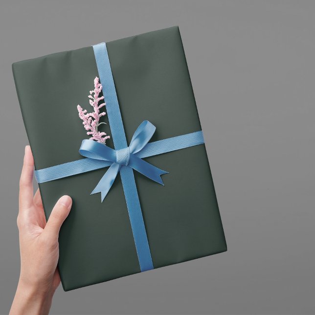 Essex Green Solid Color Geschenkpapier (Von Creator hochgeladen)