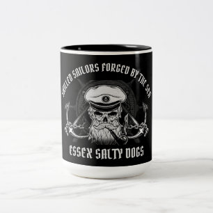 ESSEX SALTY HUNDEN ZWEIFARBIGE TASSE