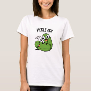 Essigartige kitzlige lustige Essiggurken-Wortspiel T-Shirt