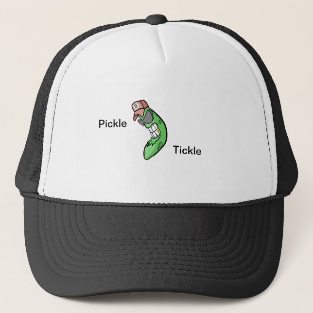 Essiggurke Ticklehut Truckerkappe (Vorderseite)