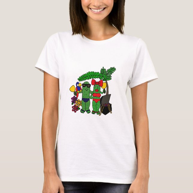 Essiggurken im Paradies T-Shirt (Vorderseite)