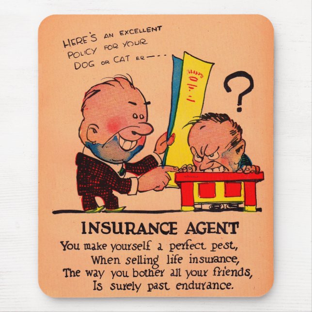 Essigsäure-Valentin der 1930er Jahre: Der Versiche Mousepad (Vorne)