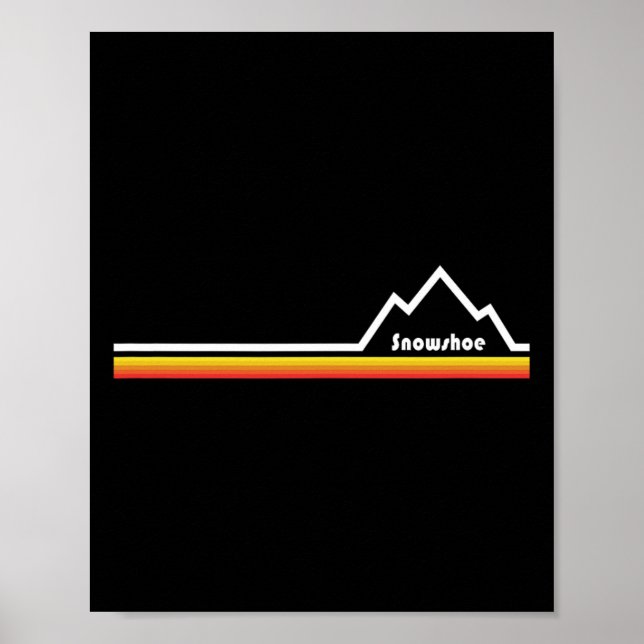 Esskay Designs Black Snowuh Poster (Vorne)