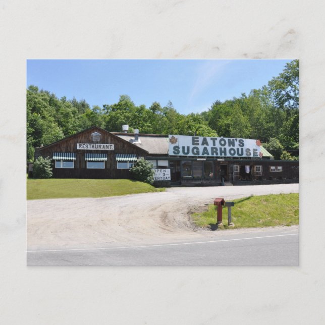 Esson's Sugarhouse - Postkarte (Vorderseite)