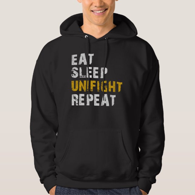 EssSchlaf Unifight Hoodie (Vorderseite)