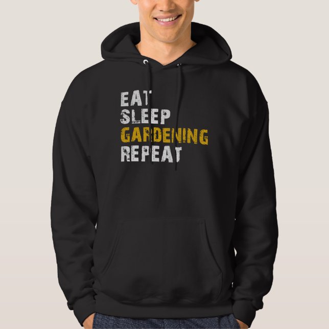 Essschlafgarage wiederholen hoodie (Vorderseite)