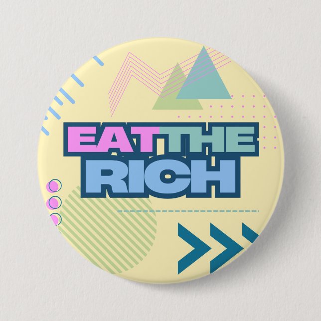 Essst den Vibe-Button der reichen 90er Jahre Button (Vorderseite)
