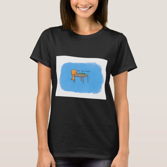 Eßt Eure Gemüse T-Shirt (Vorderseite)