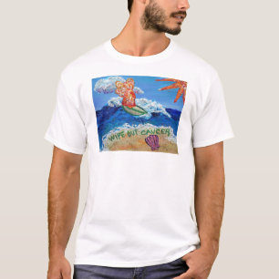 Essuyer le T-shirt Ange Cancer