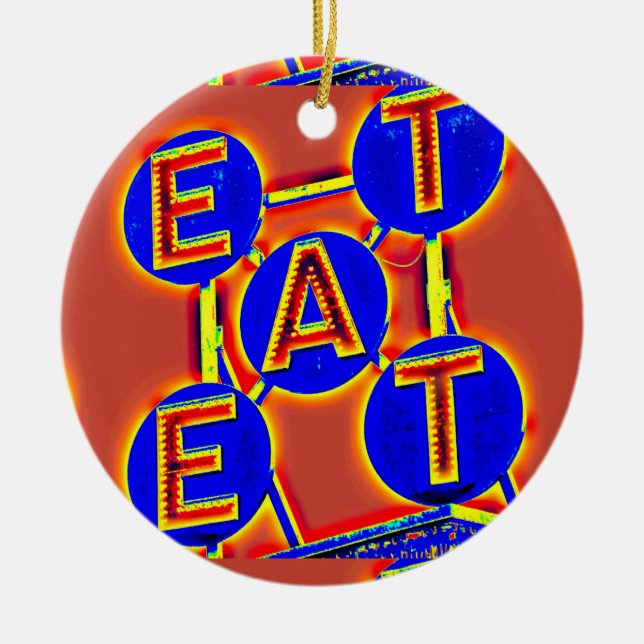 Essverzierung Keramik Ornament (Vorne)